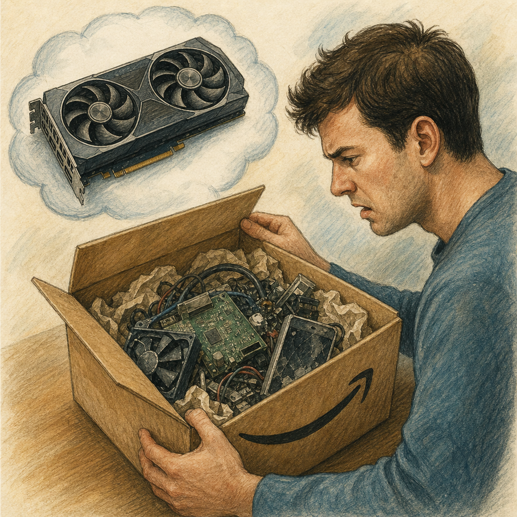 Buyer Receives E-Waste Instead of RTX 5070 Purchased on Amazon