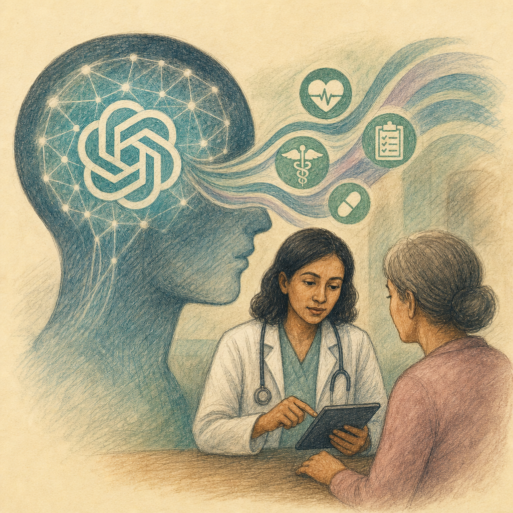 OpenAI diz que aprimorou respostas de saúde no ChatGPT com GPT-5.5 Instant