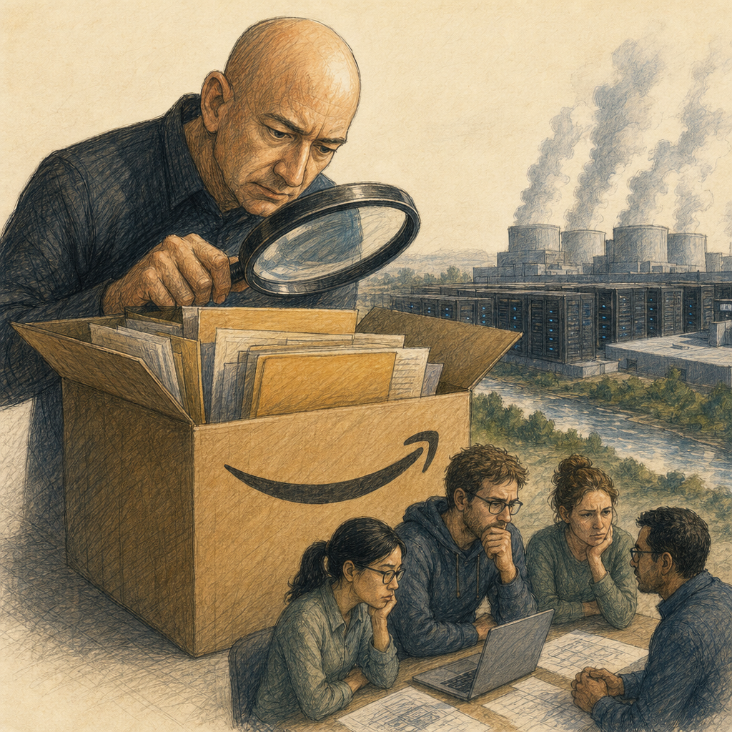 Amazon investiga engenheiros que criticaram expansão de data centers de IA