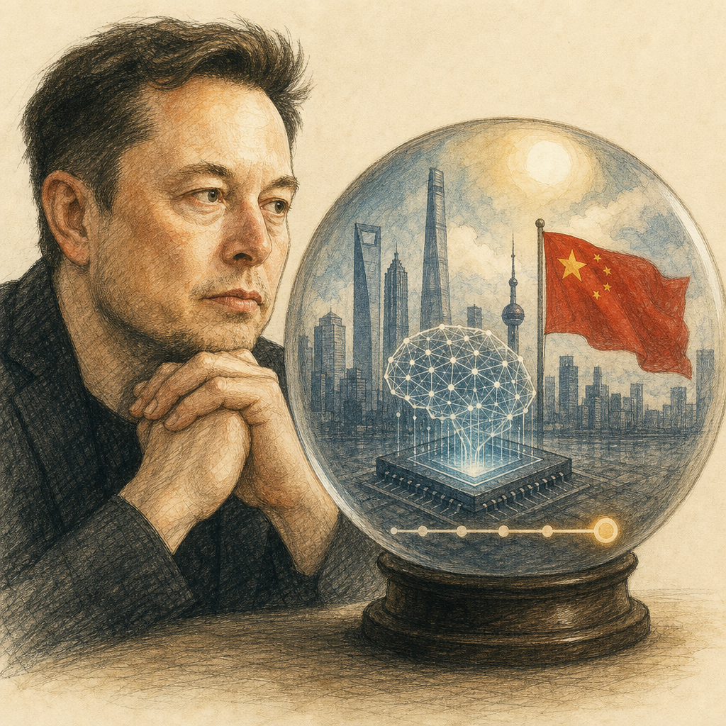 Elon Musk prevê modelo de IA de ponta na China para o primeiro trimestre de 2027