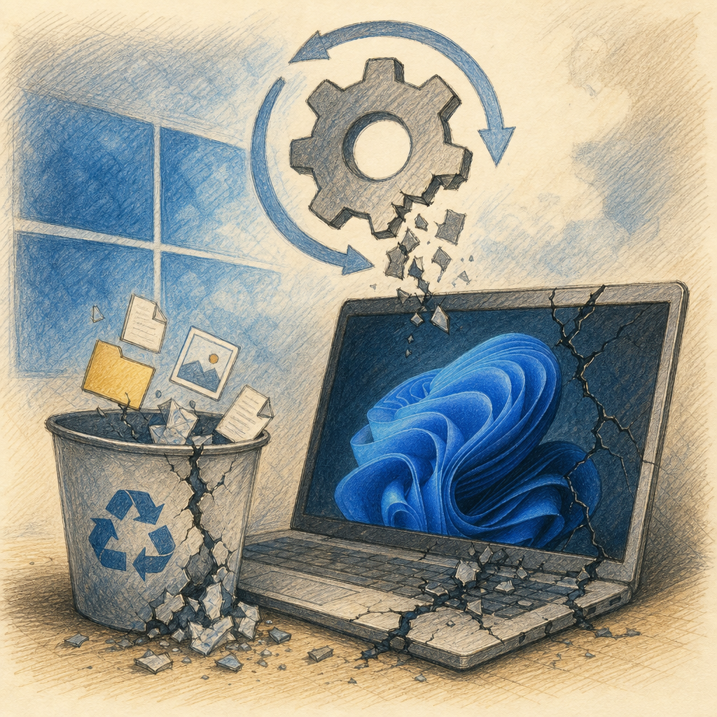 Windows 11 Update Causes Recycle Bin Glitches and Affects System Stability