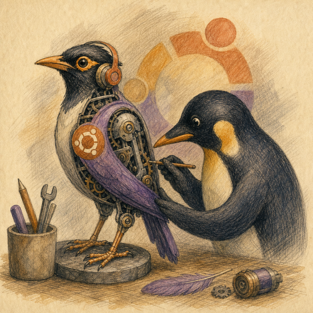 Canonical prepara Myna, app local de transcrição para o Ubuntu 26.10
