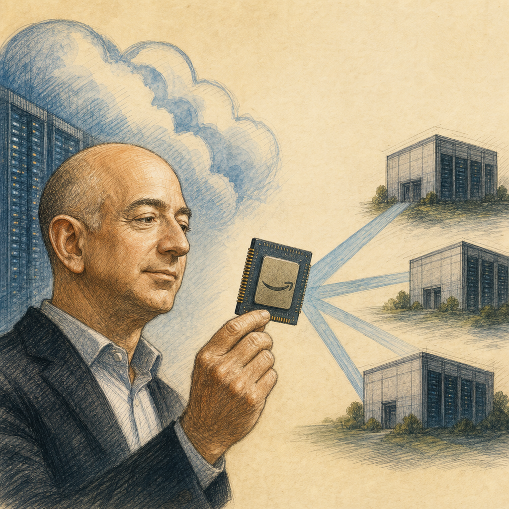 Amazon mira venda de chips de IA da AWS para outros data centers, diz TechCrunch