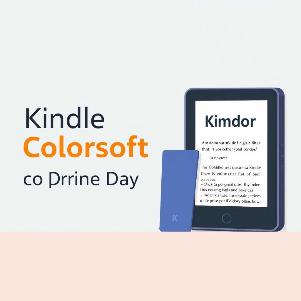 Amazon offers Kindle Colorsoft Essentials Kit at reduced price for Prime Day