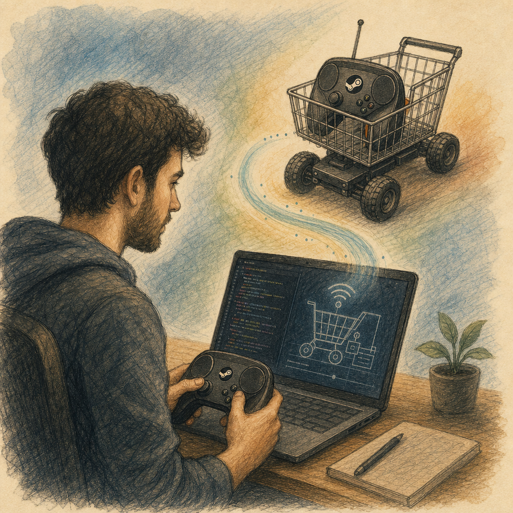 Developer creates web app that turns Steam controller into an RC car