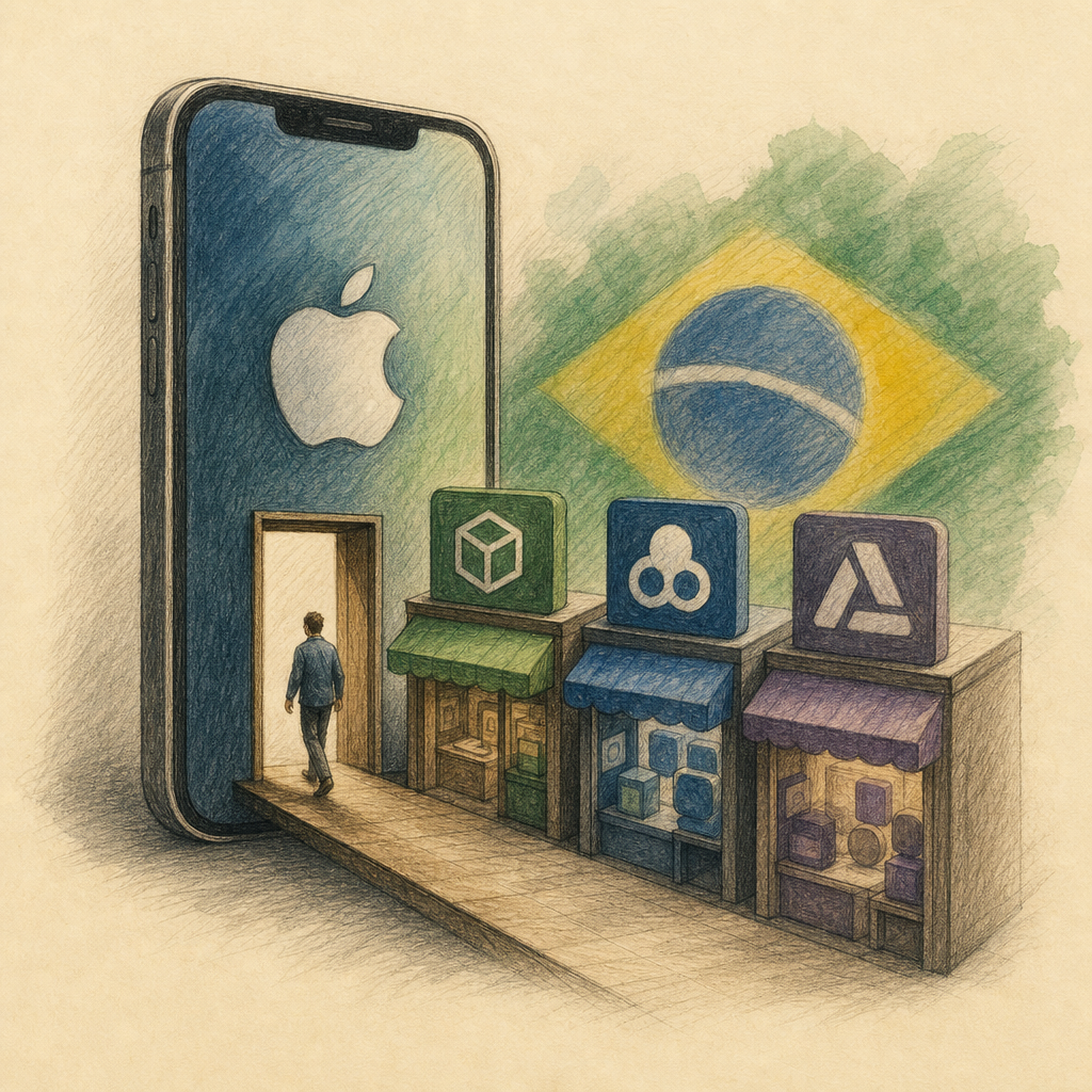 Apple to Allow Third-Party App Stores on iOS in Brazil, Says Engadget