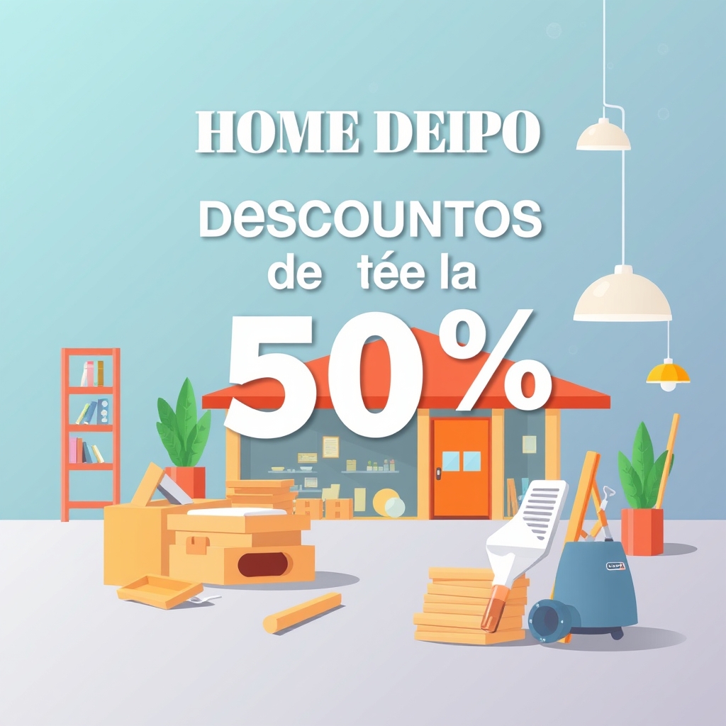 Home Depot oferece descontos de até 50% em produtos de construção